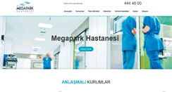 Desktop Screenshot of megaparkhastanesi.com